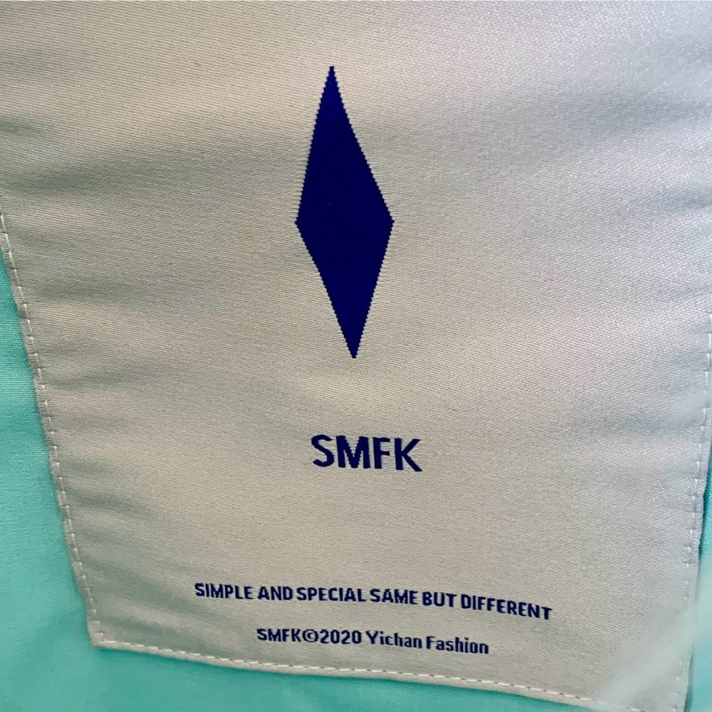 SMFK Pastel Aqua Faux Fur Zip Jacket – New With Tags - Picture 10 of 10